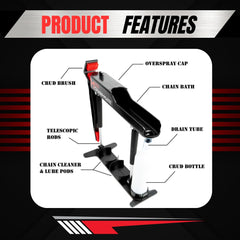 Gearhead Zone Moto Chain-Mate crud brush on chain and sprockets