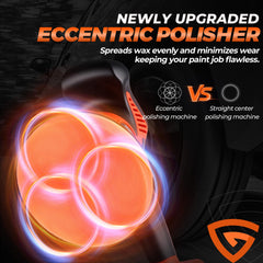GEARLASSO brushless motor runs cooler and quieter during use.