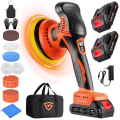 GEARLASSO car buffer polisher 6-inch for a smooth, swirl-free finish.