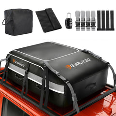 GEARLASSO car roof bag mounted on car roof for extra cargo capacity