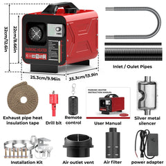 GEARLASSO Diesel Heater Bluetooth app control enables convenient climate tweaks