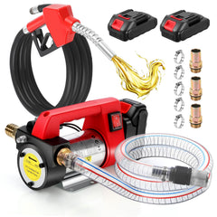 GEARLASSO battery powered fuel pump ready for fast diesel transfers