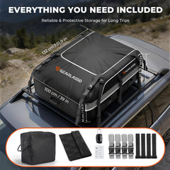 GEARLASSO reflective strips on bag improving nighttime visibility