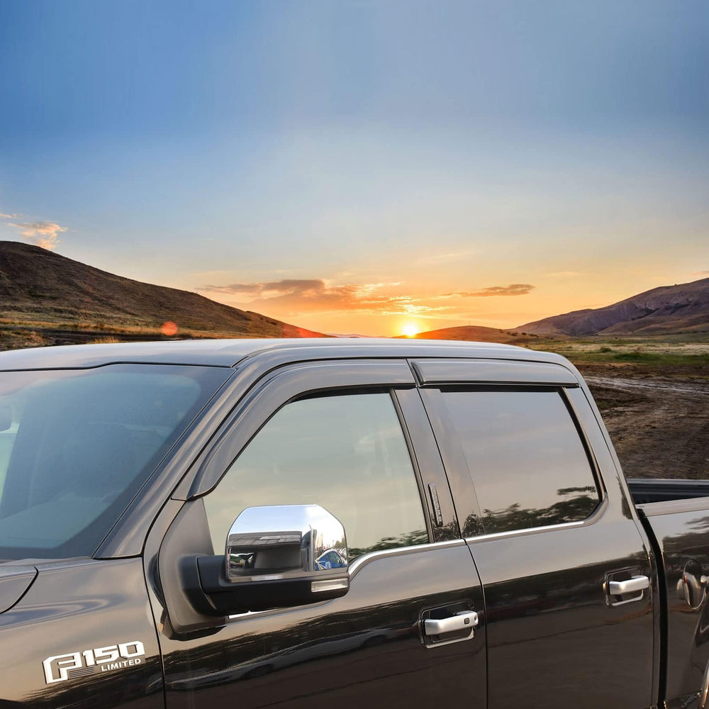GEARMEISTER deflectors fit F250 Super Duty to improve airflow during wet weather
