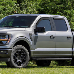 GEARMEISTER weather-resistant rain guards for F-150 2025 model withstand harsh conditions.