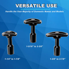 GEAROLL adapter 1-3-8 to 2-7-8 fits varied axle configurations.