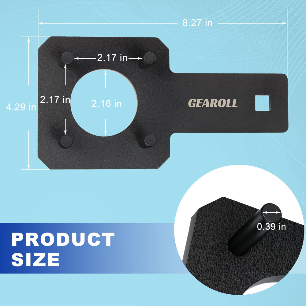 GEAROLL crankshaft pulley wrench helps loosen bolts