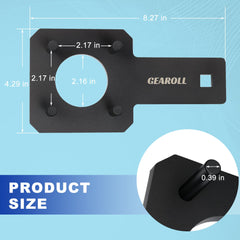 GEAROLL crankshaft pulley wrench helps loosen bolts