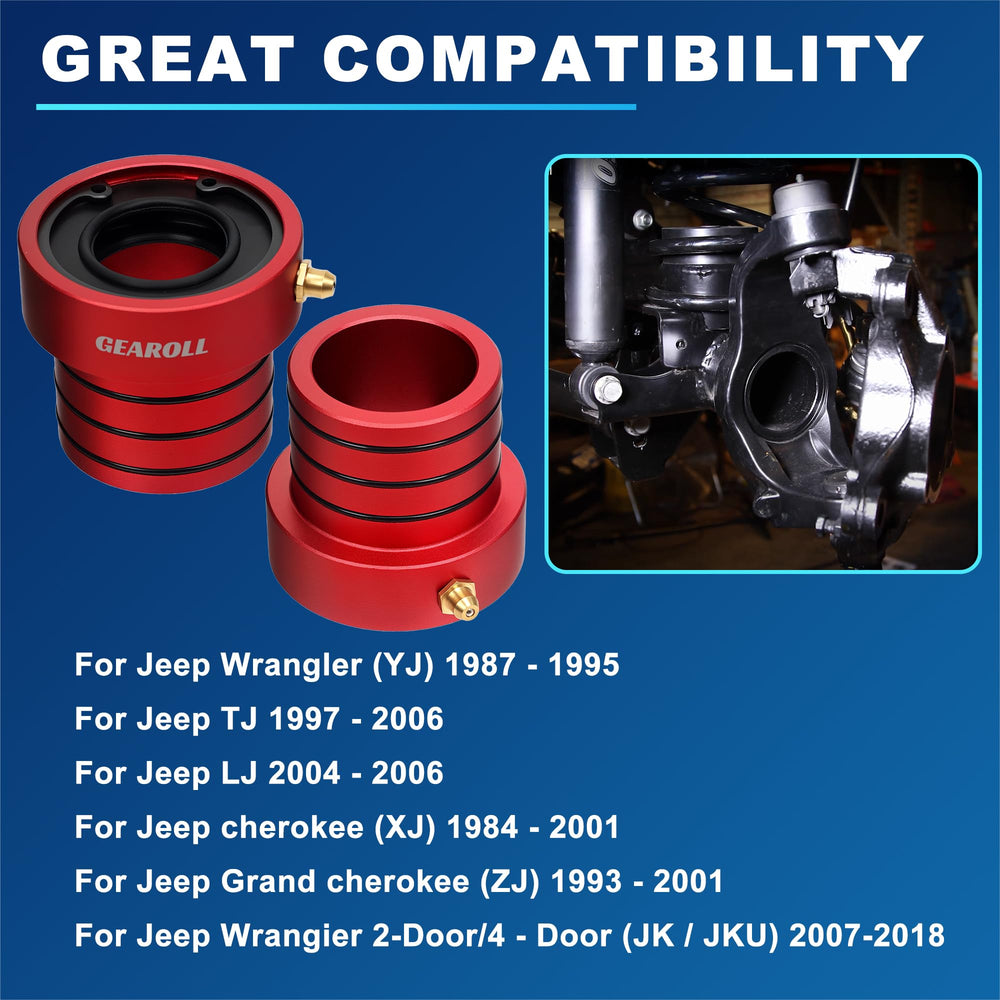 GEAROLL installation tool presses inner seals safely on Jeep axles.