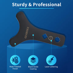 GEAROLL lower control arm prying device shown with reinforced steel construction