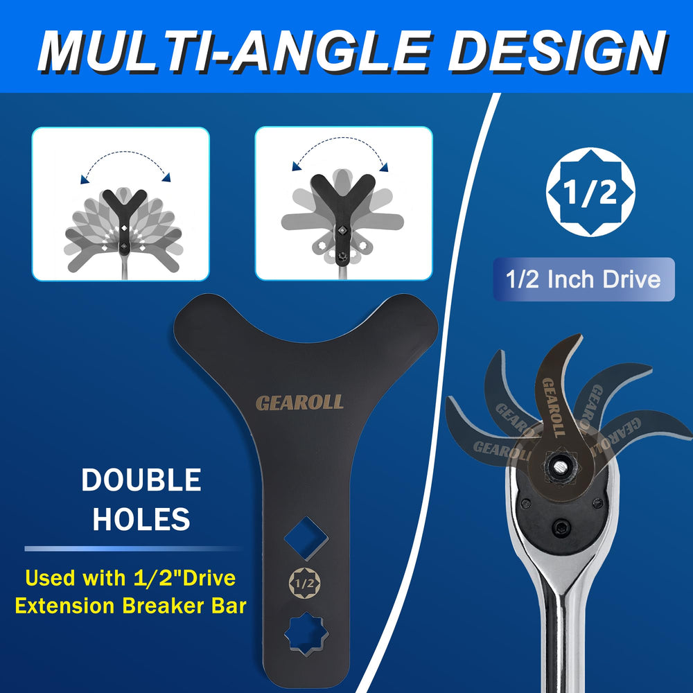 GEAROLL suspension bushing tool with durable steel construction
