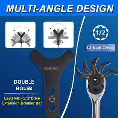 GEAROLL suspension bushing tool with durable steel construction