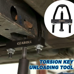 GEAROLL torsion-bar tool side view shows durable construction for tough suspension tasks.