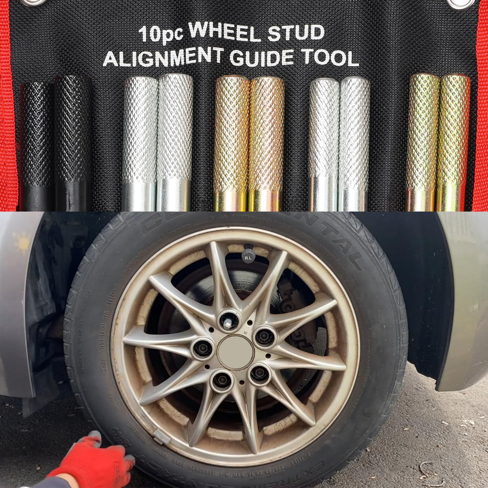 GEAROLL wheel alignment pins help prevent wheel drops when removing lug bolts