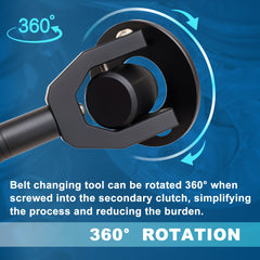 GEAROLL X3 belt tool application Maverick X3 image illustrates practical use on trail