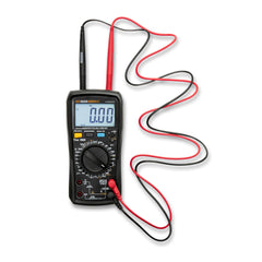 GEARWRENCH GWDM107 backlit display enables readings in low light.