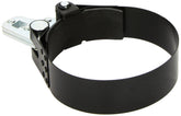 GEARWRENCH heavy-duty oil filter wrench in action gripping a large truck filter