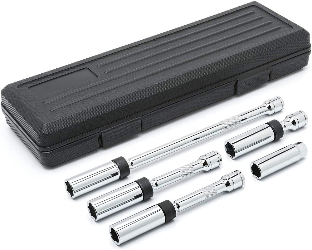 GEARWRENCH 6-point spark plug socket in black finish for secure grip