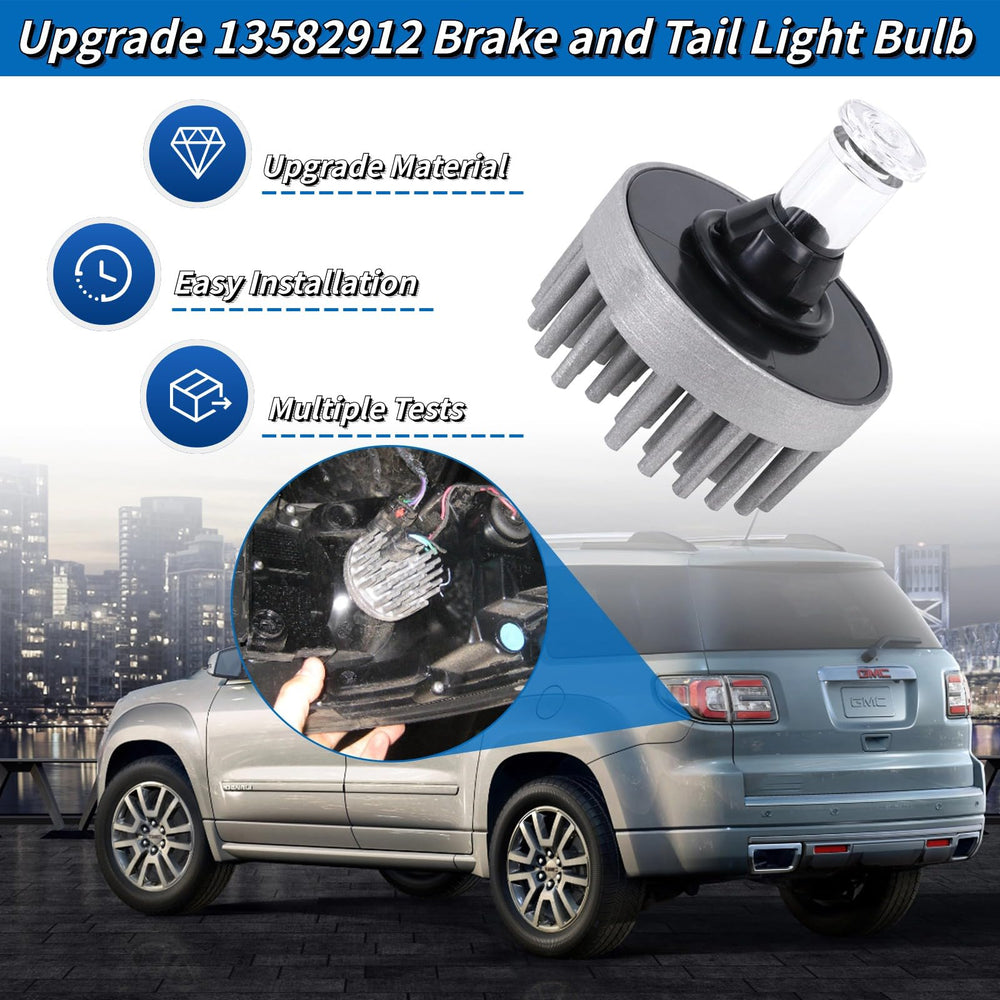 GEATaaT 13582912 brake-tail light bulb side view shows reliable signaling