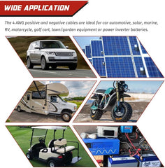 Gebildet 6-in-1 use shot shows compatibility with car, RV, solar, and marine setups.