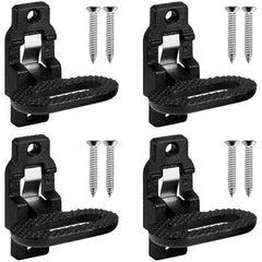 Gedlex 4-pack black folding safety steps ready for mounting on trucks and trailers.