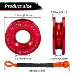 Gedlex recovery ring in 7075 aluminum fits compactly in your pocket