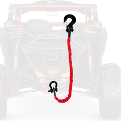 Gedlex 4ft nylon recovery strap for ATV/UTV towing and extraction.