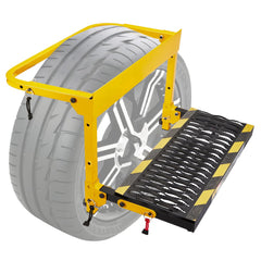 Gedlex Tire Step folded for compact storage state, ready for next use.