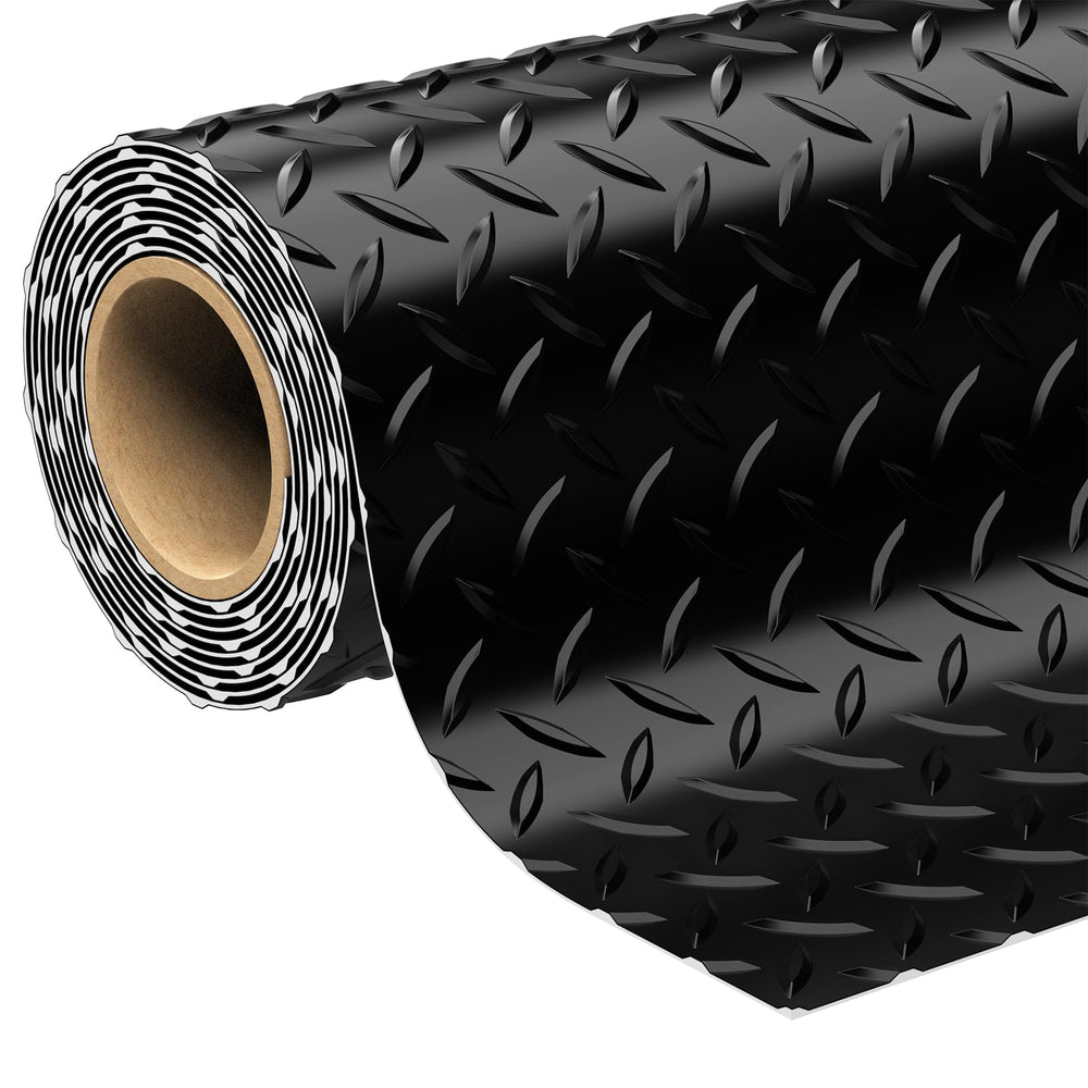 Geemax diamond-plate non-slip surface stays secure in wet conditions.
