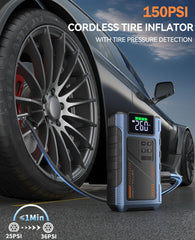Geeneu smart jumper cables with safety protection features