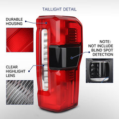 Gefitway tail light uses stock bulbs; not included.