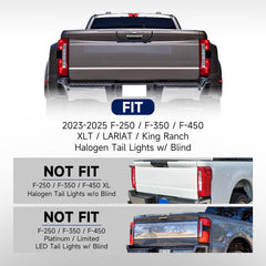 Gefitway tail light rear view shows a durable shell protecting LEDs.