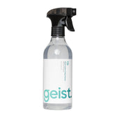 Geist Rapid Leather Cleaner bottle pour demonstrates easy application for quick on-the-go cleaning.