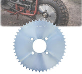 Gekufa 48-tooth sprocket close-up highlights heavy-duty steel construction for racing setups