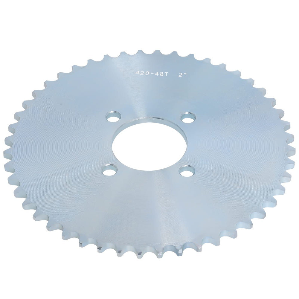 Gekufa sprocket mounted on a racing kart illustrating smooth power transfer