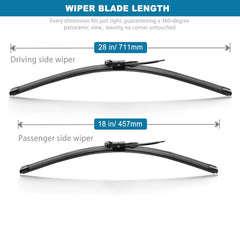 GelaiDi all-season front wipers for Tesla Model X