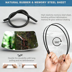 GelaiDi natural rubber blade material for flexible, long-lasting wipe