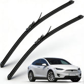 GelaiDi Tesla Model X front wiper blades 28-18 in with integrated wash for clear visibility