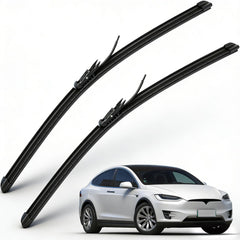 GelaiDi Tesla Model X front wiper blades 28-18 in with integrated wash for clear visibility