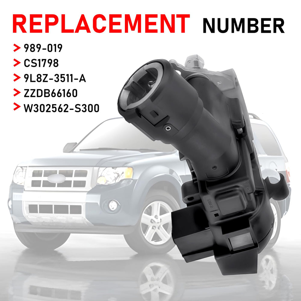 Gelessy ignition lock housing showing compatible bolts for secure fit