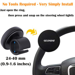 GELINDAF silicone grip provides comfortable hold during long drives.