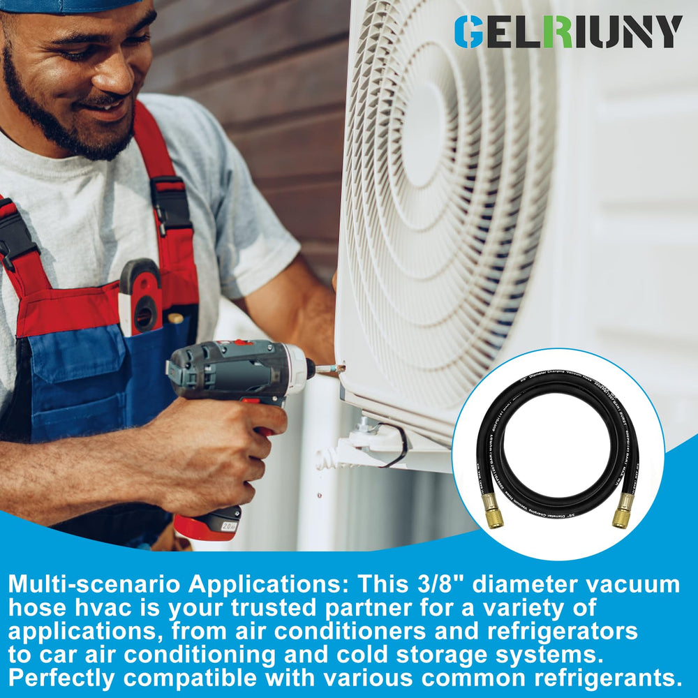 GELRIUNY 15660 hose suited for refrigeration and AC service.