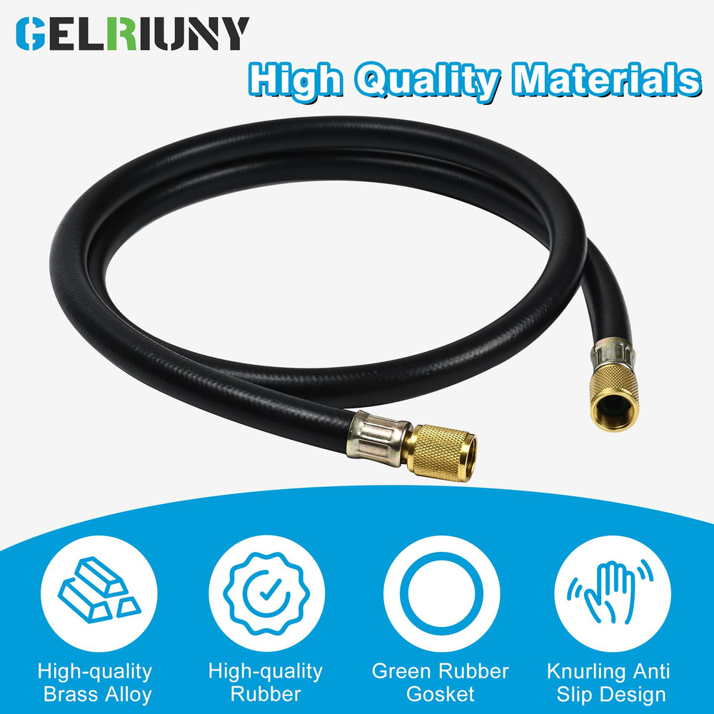 GELRIUNY synthetic rubber construction resists wear and chemicals.