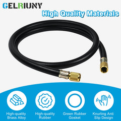 GELRIUNY synthetic rubber construction resists wear and chemicals.