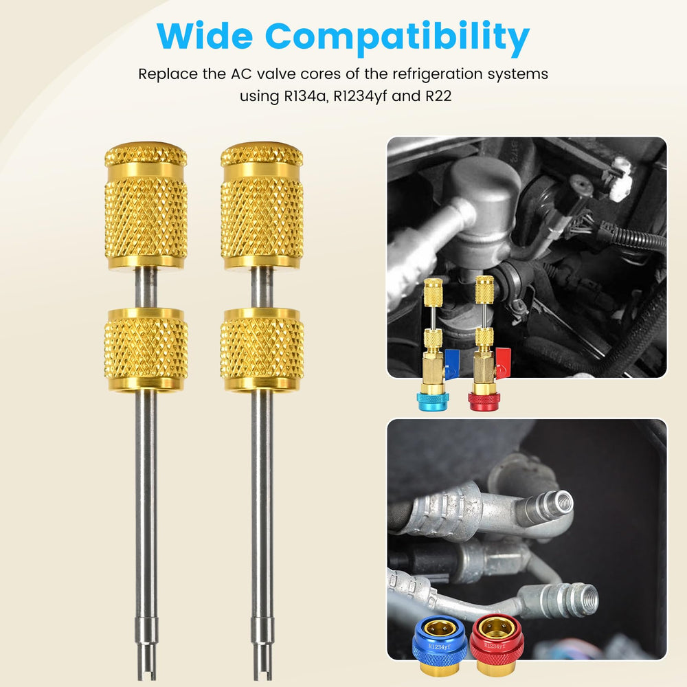 GELRIUNY extra valve cores to finish repair tasks faster