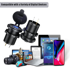 GemCoo all-in-one charger suited for car, RV, boat, and motorcycle journeys