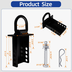 Gemigard D-ring anchors installed in stake pockets for easy setup.