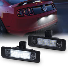 Gempro LED license plate light for Ford Mustang rear illuminates clearly and reliably.