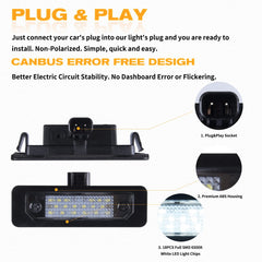 Gempro LED license plate light for Ford Taurus rear delivers steady illumination in any weather.