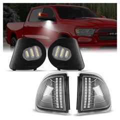 GemPro side mirror turn signal lights for Dodge Ram improve visibility on the road